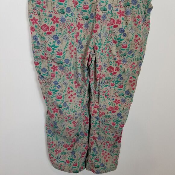Duluth Trading Women Heirloom Gardening Stretch Overalls Sz XL x 29 Floral Print - Picture 3 of 7